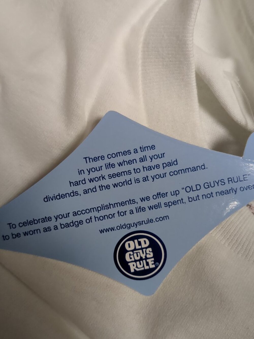 Old Guys Rule Short Sleeved Tee Shirt - Picture 7 of 8